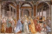 GHIRLANDAIO, Domenico Marriage of Mary oil painting artist